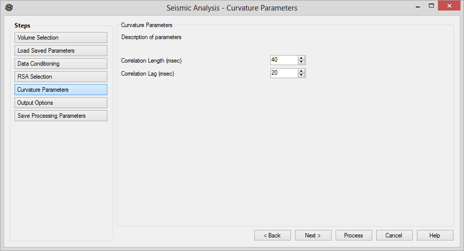 Curvature Paramters